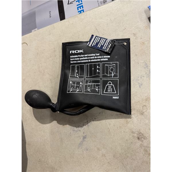 ROK inflatable prybar and leveling tool
