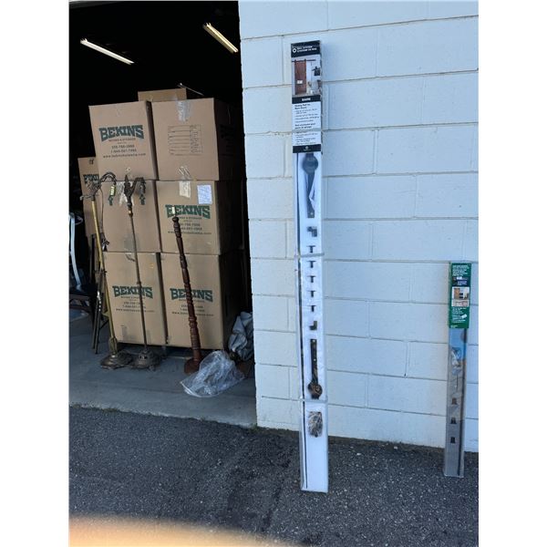 Sliding rail for barn doors