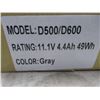 Image 2 : BATTERIE POUR PORTABLE D500/D600 (GRIS)