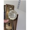 Image 2 : On Choice | Old Glass Door Handles with Hardware