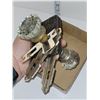 Image 3 : On Choice | Old Glass Door Handles with Hardware