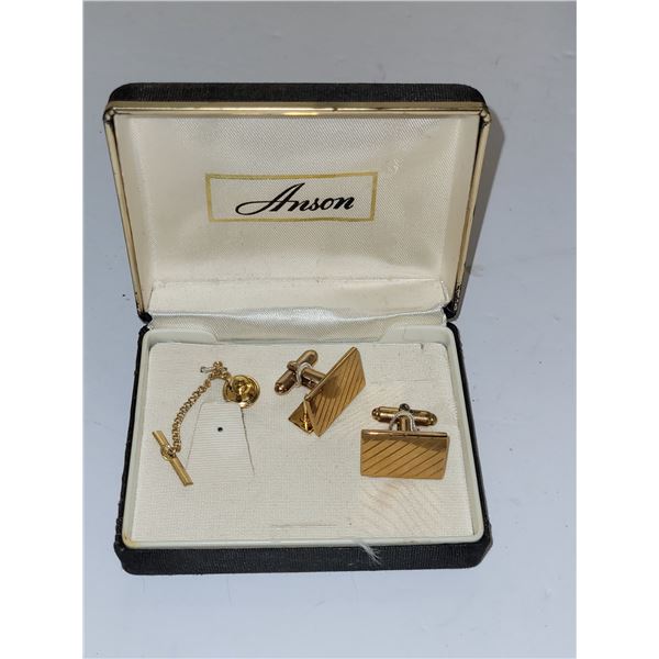 Vintage | Anson Mens Apparel Accessory Lot | Cuff Links +