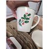 Image 2 : Mayfair & Jackson | Christmas 16 Piece Dinnerware Set | Proceeds go to Lupus Canada Org