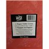 Image 2 : On Choice | Lot of 5 New Red Paper Table Cloths ~! Perfect for summertime!