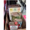 Image 1 : Estate | Box of Old Collectible Tins