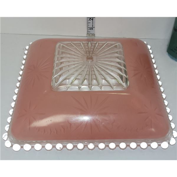 MCM | Glass Pink Ceiling Light Shade | On Choice