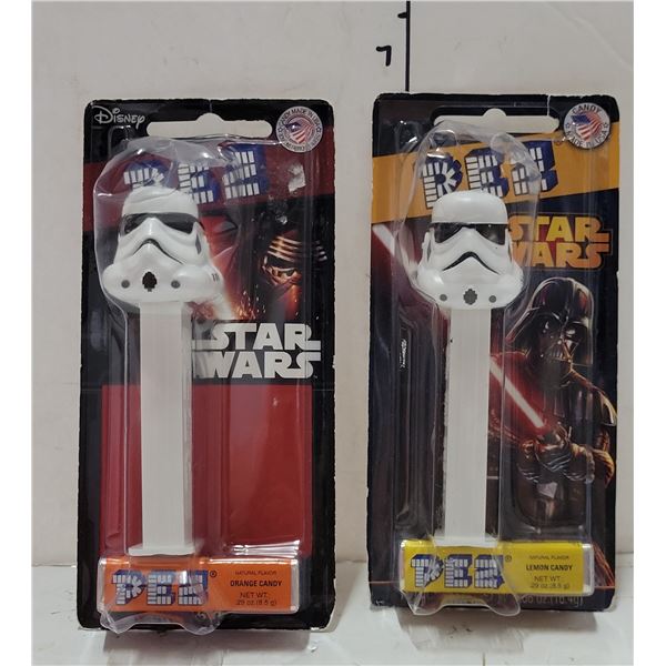 Lot of 2 Star Wars Pez Dispensers | New in Package