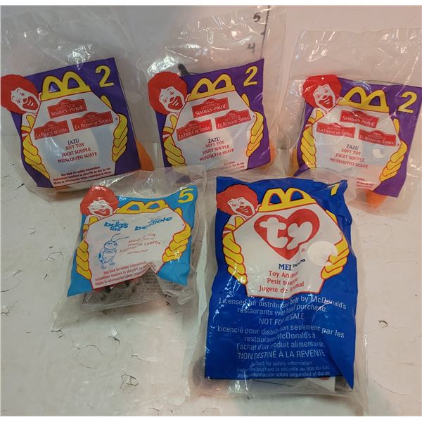 On Choice | Lot of 5 McDonalds Happy Meal Toys | Vintage