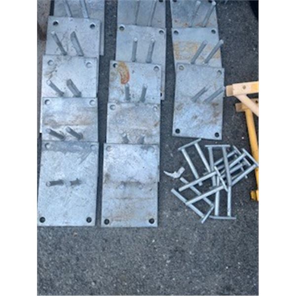 Fence base plates - not fence