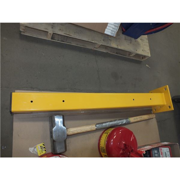 Sledge Hammer & Metal Upright