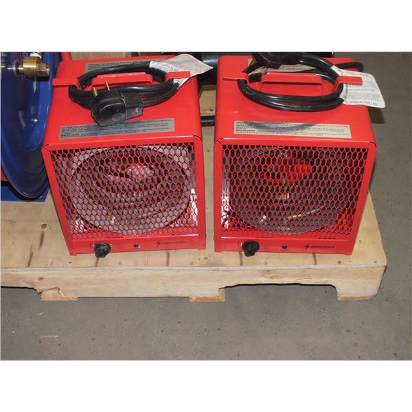 2 Small Construction Heaters
