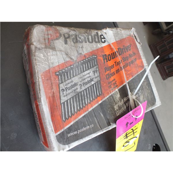 3 Boxes Of Paslode Round Drive Paper Tape Strap Nails