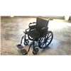 Image 2 : PUMA COMFORT 18" WHEELCHAIR WITH FLIP BACK DESK ARMS, SWING AWAY FOOTRESTS