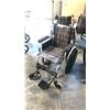 Image 2 : COUGAR - SPORT 16" WHEELCHAIR WITH FIXED PADDED ARMS, DETACHABLE FOOT RESTS AND FLIP UP FOOT PLATES