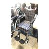 Image 2 : COUGAR - SPORT 16" WHEELCHAIR WITH FIXED PADDED ARMS, DETACHABLE FOOT RESTS AND FLIP UP FOOT PLATES