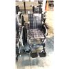Image 2 : COUGAR - SPORT 16" WHEELCHAIR WITH FIXED PADDED ARMS, DETACHABLE FOOT RESTS AND FLIP UP FOOT PLATES