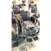 Image 2 : COUGAR - SPORT 16" WHEELCHAIR WITH FIXED PADDED ARMS, DETACHABLE FOOT RESTS AND FLIP UP FOOT PLATES