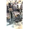 Image 2 : COUGAR - SPORT 16" WHEELCHAIR WITH FIXED PADDED ARMS, DETACHABLE FOOT RESTS AND FLIP UP FOOT PLATES