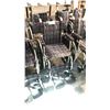 Image 2 : COUGAR - SPORT 16" WHEELCHAIR WITH FIXED PADDED ARMS, DETACHABLE FOOT RESTS AND FLIP UP FOOT PLATES