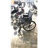 Image 2 : PUMA COMFORT 18" WHEELCHAIR WITH FLIP BACK DESK ARMS, SWING AWAY FOOTRESTS