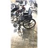 Image 2 : PUMA COMFORT 18" WHEELCHAIR WITH FLIP BACK DESK ARMS, SWING AWAY FOOTRESTS