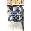 Image 2 : 3-IN-1 ALUMINUM TRANSPORT, COMMODE AND SHOWER WHEELCHAIR (HEAVY DUTY) SM07LF-18