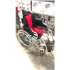 Image 2 : JAGUAR - ULTIMATE COMFORT RED AND BLACK WHEELCHAIR