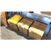 Image 1 : 3 BOXES OF H-97 YELLOW UNDER ARM CRUTCH PADS APPROX 125 PAIRS/BOX
