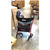 Image 2 : RED NITRO 4-WHEEL ROLLATOR RTL10266