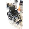 Image 1 : PUMA COMFORT 18" WHEELCHAIR WITH FLIP BACK DESK ARMS, SWING AWAY FOOT RESTS