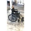 Image 2 : PUMA COMFORT 18" WHEELCHAIR WITH FLIP BACK DESK ARMS, SWING AWAY FOOT RESTS