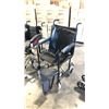 Image 2 : DRIVE ATC19-BK ALUMINUM TRANSPORT CHAIR - BROKEN FOOTREST