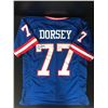 Image 1 : ERIC DORSEY SIGNED AND INSCRIBED NY GIANTS FOOTBALL JERSEY (JSA COA)