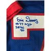 Image 2 : ERIC DORSEY SIGNED AND INSCRIBED NY GIANTS FOOTBALL JERSEY (JSA COA)