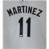 Image 2 : Seattle Mariners Edgar Martinez Autographed White 2003 All Star Authentic Majestic Jersey JSA COA