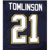 Image 2 : San Diego Chargers LaDainian Tomlinson Autographed Blue Jersey "HOF 17" Becket