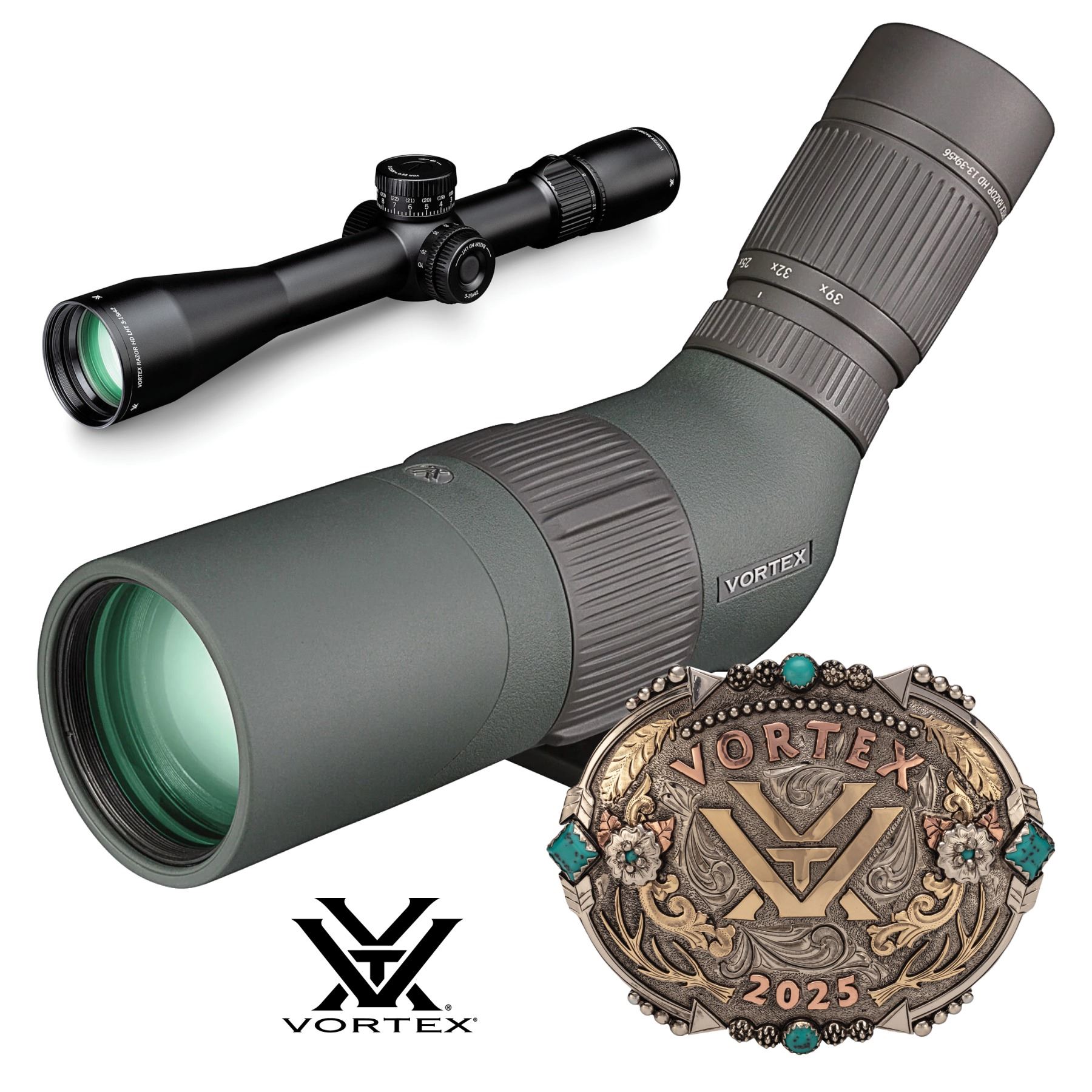 VORTEX RAZOR HD LHT 3-15X42 RIFLESCOPE & VORTEX RAZOR HD 13-39X56 ...