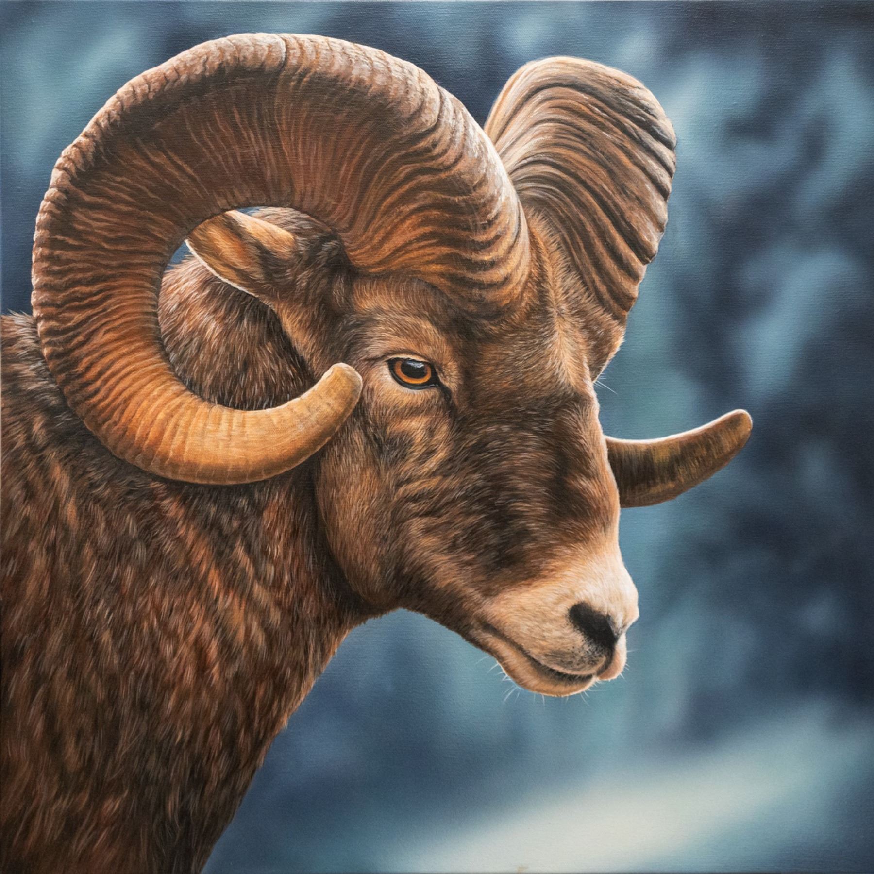 Sentil Original “SENTINEL” - ORIGINAL ACRYLIC PAINTING ON CANVAS 24”X24”