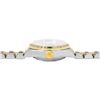 Image 4 : Rolex Ladies Two Tone Quickset White Roman Yellow Gold Diamond And Emerald Bezel