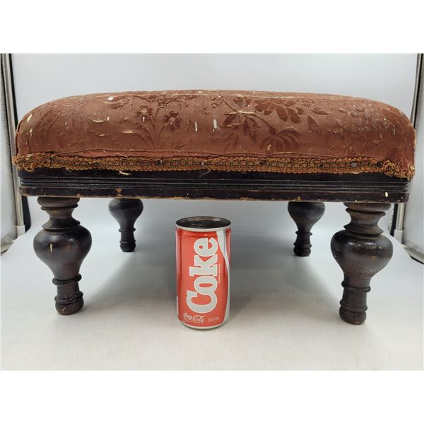 Antique Upholstered Footstool
