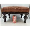 Image 1 : Antique Upholstered Footstool