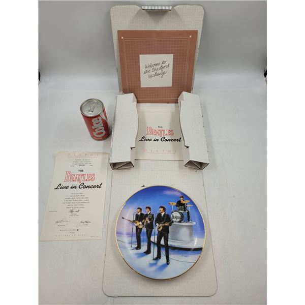 Delphi Limited Edition Numbered The Beatles Live in Concert Plate