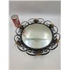 Image 1 : Mid Century Wrought Iron Convex Mirror