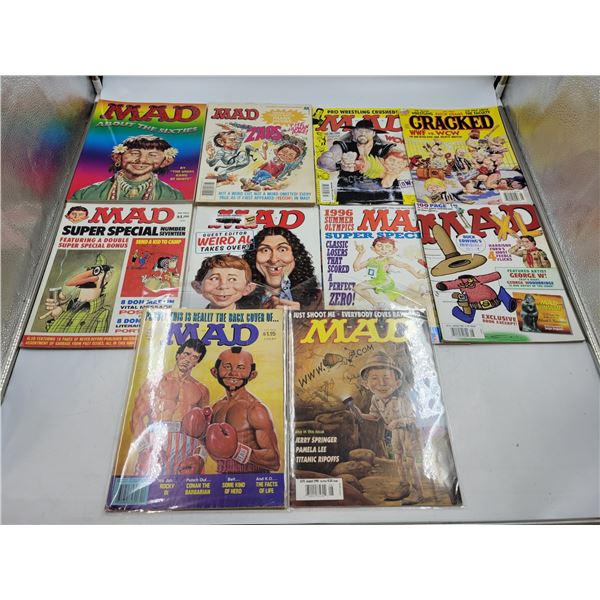 Lot of Vintage Mad Magazines