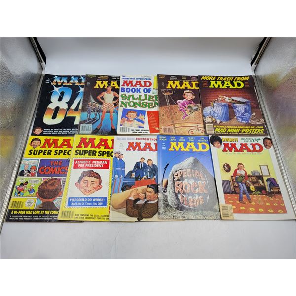 Lot of Vintage Mad Magazines