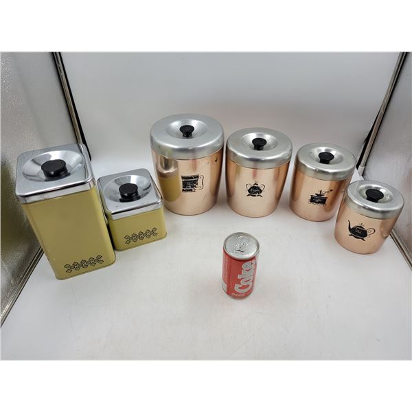 Vintage Tin Cannisters