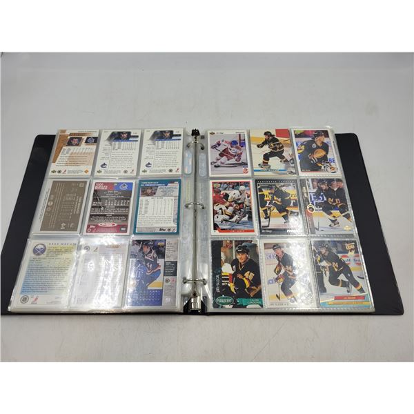 Binder of Hockey Cards (Mostly Canucks)