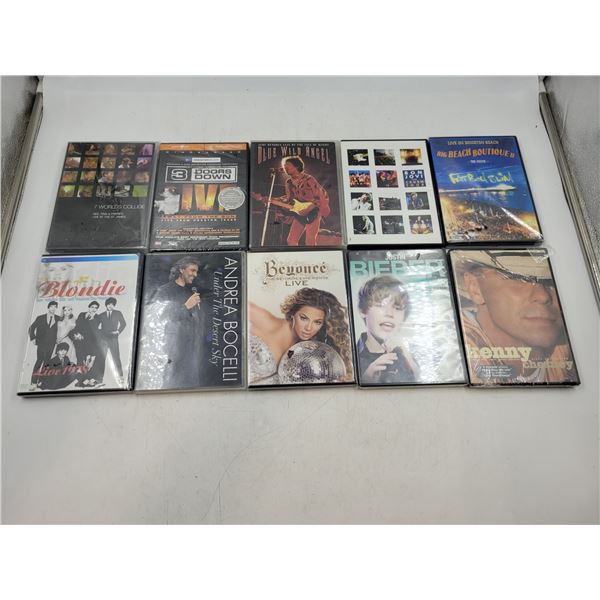 Concert DVD Lot