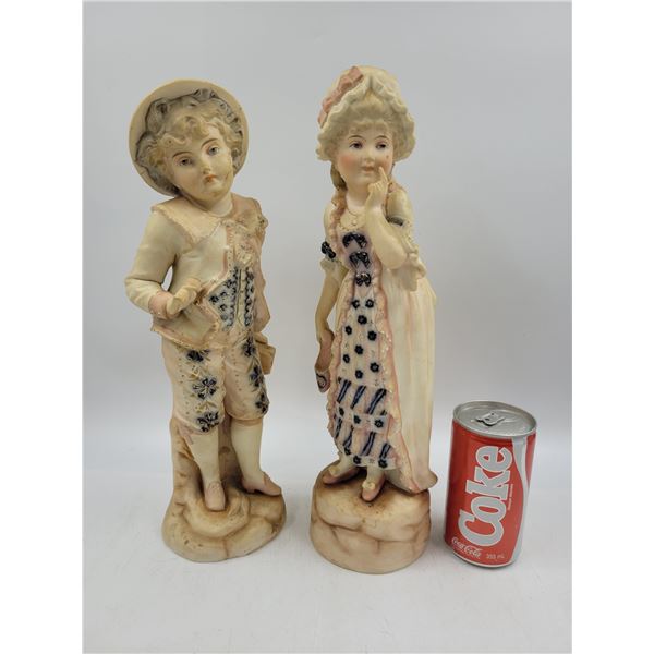 Antique Victorian Pair of Figurines