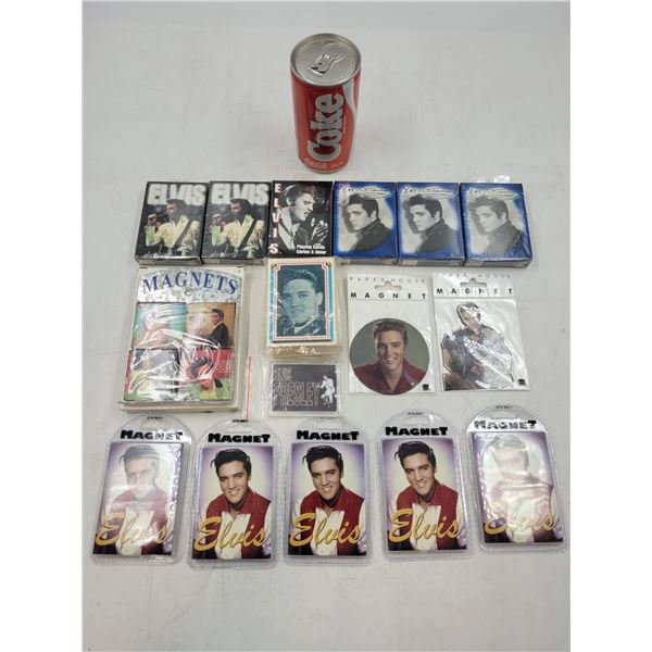 NOS Elvis Magnets and Playing Cards